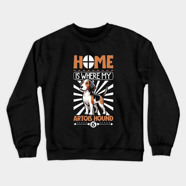 Home is with my Artois Hound Crewneck Sweatshirt by Modern Medieval Design